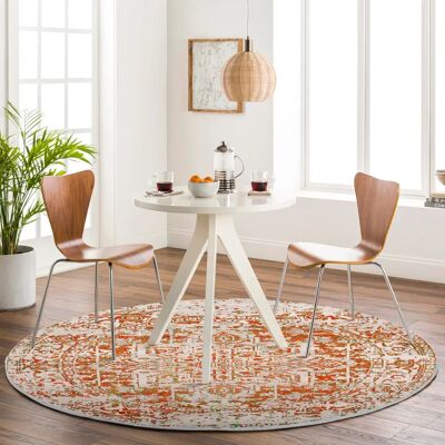 Tapis vintage orange SURYA SYRACUSA - Tapis - Publicité Tapis vintage orange SURYA SYRACUSA - Tapis - Publicité