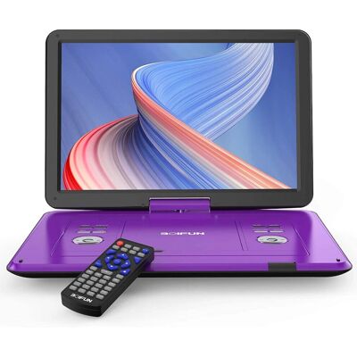 BOIFUN - 17.5 Portable DVD Player - 17.5 inch - HD Screen - Portable DVD Player BOIFUN - 17.5 Portable DVD Player - 17.5 inch - HD Screen - Portable DVD Player