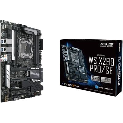 ASUS X299 PRO/SE Motherboard - Intel Core X, DDR4, ATX ASUS X299 PRO/SE Motherboard - Intel Core X, DDR4, ATX