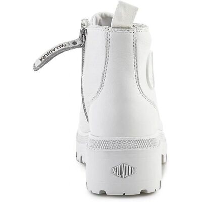 Palladium Pallabase Cuir Blanc noir - Chaussures - Publicité Palladium Pallabase Cuir Blanc noir - Chaussures - Publicité