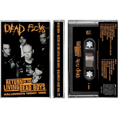 CLEOPATRA Dead Boys - Return Of The Living Dead Boys - Halloween Night 1986 - Music Cassette CLEOPATRA Dead Boys - Return Of The Living Dead Boys - Halloween Night 1986 - Music Cassette