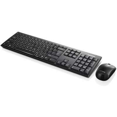 Lenovo GX30L66303 Draadloze Toetsenbord en Muis Combo - Zwart Lenovo GX30L66303 Draadloze Toetsenbord en Muis Combo - Zwart