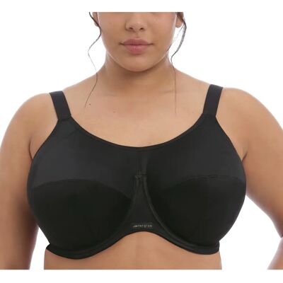 Soutien-Gorge Sportif Elomi Energise Noir - 38JJ - Publicité Soutien-Gorge Sportif Elomi Energise Noir - 38JJ - Publicité