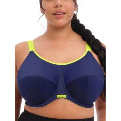 Elomi Energise EL8041 W Soutien-Gorge Sport Bleu Marine - Armatures Elomi Energise EL8041 W Soutien-Gorge Sport Bleu Marine - Armatures