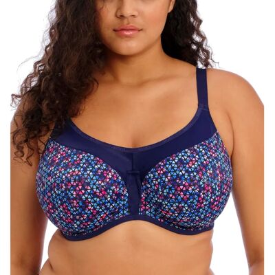 Elomi Energise EL8042 W Unterwired Sport-BH Navy Geo - Sport-BH Elomi Energise EL8042 W Unterwired Sport-BH Navy Geo - Sport-BH