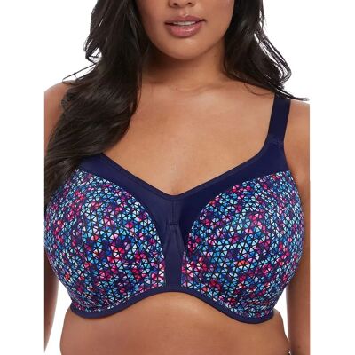Elomi Energise EL8042 W Unterwired Sport-BH Navy Geo - Sport-BH Elomi Energise EL8042 W Unterwired Sport-BH Navy Geo - Sport-BH