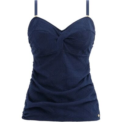 Fantasie Ottawa Twist Front Tankini Top - Blauw - Zwemtop Fantasie Ottawa Twist Front Tankini Top - Blauw - Zwemtop