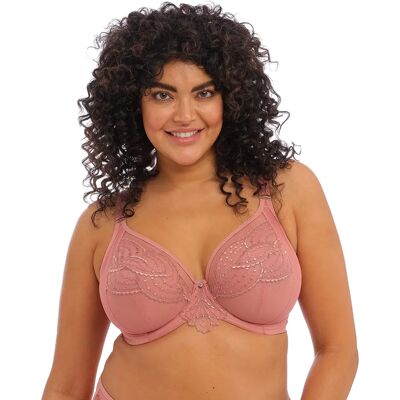 Elomi Priya Dykning BH - Rosa - Storlek 36K - Lågt mitt fram Elomi Priya Dykning BH - Rosa - Storlek 36K - Lågt mitt fram