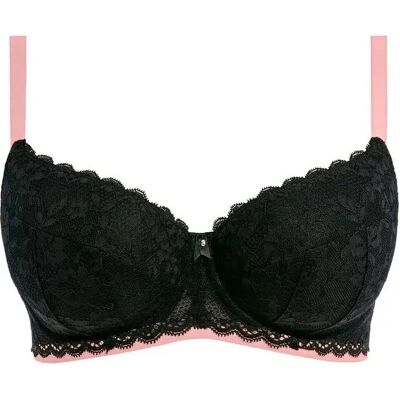 FREYA Offbeat Zwart Voorkeur Gepolsterde Beugel-BH - Lingerie FREYA Offbeat Zwart Voorkeur Gepolsterde Beugel-BH - Lingerie