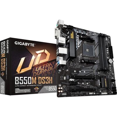Gigabyte B550M DS3H - Alaplap, AMD B550, DDR4, micro ATX Gigabyte B550M DS3H - Alaplap, AMD B550, DDR4, micro ATX