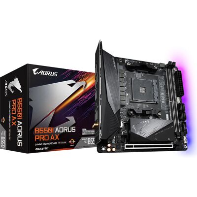 GIGABYTE B550I AORUS PRO AX moderkort - AMD B550, Mini-ITX GIGABYTE B550I AORUS PRO AX moderkort - AMD B550, Mini-ITX