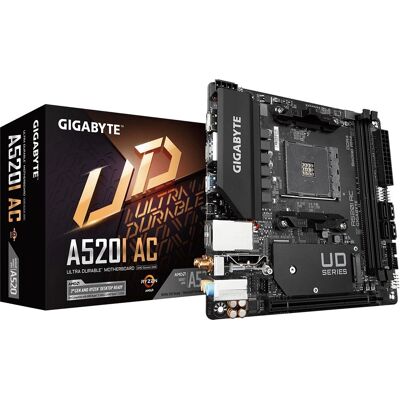 Scheda madre GIGABYTE A520I AC - Socket AMD A520 - Mini ITX Scheda madre GIGABYTE A520I AC - Socket AMD A520 - Mini ITX