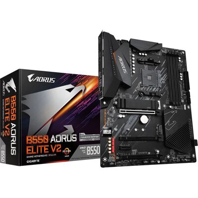 Placa base Gigabyte B550 AORUS ELITE V2 - Zócalo AMD B550 ATX Placa base Gigabyte B550 AORUS ELITE V2 - Zócalo AMD B550 ATX
