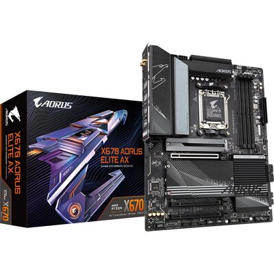 Gigabyte X670 AORUS ELITE AX Základní deska - AMD X670, DDR5, ATX Gigabyte X670 AORUS ELITE AX Základní deska - AMD X670, DDR5, ATX