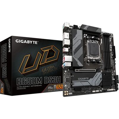 GIGABYTE B650M DS3H Mainboard - AMD B650, DDR5, M.2, LAN GIGABYTE B650M DS3H Mainboard - AMD B650, DDR5, M.2, LAN