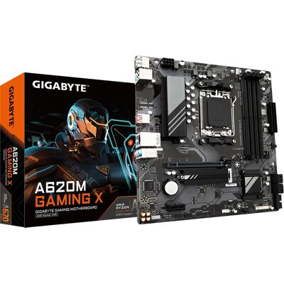 GIGABYTE A620M GAMING X Placa-mãe - AMD AM5 DDR5 GIGABYTE A620M GAMING X Placa-mãe - AMD AM5 DDR5