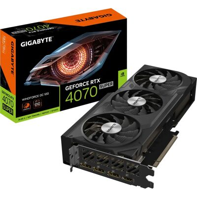 GIGABYTE GeForce RTX 4070 SUPER WINDFORCE OC - Tarjeta gráfica GIGABYTE GeForce RTX 4070 SUPER WINDFORCE OC - Tarjeta gráfica