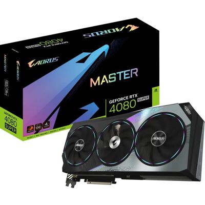 GIGABYTE AORUS GeForce RTX 4080 SUPER MASTER - Videokártya GIGABYTE AORUS GeForce RTX 4080 SUPER MASTER - Videokártya