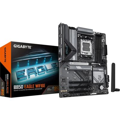 GIGABYTE B850 EAGLE WIFI6E - Motherboard AMD B850 Sockel AM5, DDR5, PCIe 5.0 GIGABYTE B850 EAGLE WIFI6E - Motherboard AMD B850 Sockel AM5, DDR5, PCIe 5.0