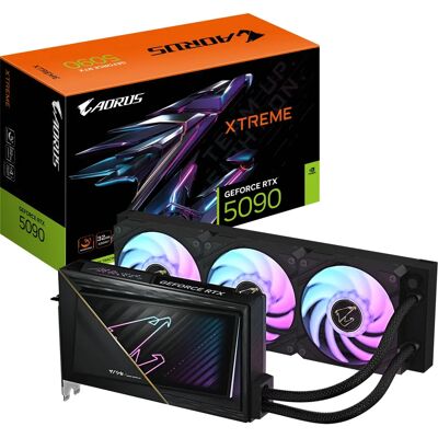 GIGABYTE AORUS GeForce RTX 5090 XTREME WATERFORCE - Graphics Card GIGABYTE AORUS GeForce RTX 5090 XTREME WATERFORCE - Graphics Card