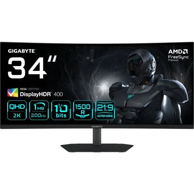 GIGABYTE - G34WQC2 - 34in UltraWide - 3440x1440 - Monitor GIGABYTE - G34WQC2 - 34in UltraWide - 3440x1440 - Monitor