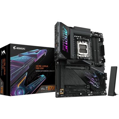 Gigabyte - X870E AORUS PRO X3D ICE - Socket AM5 Gigabyte - X870E AORUS PRO X3D ICE - Socket AM5