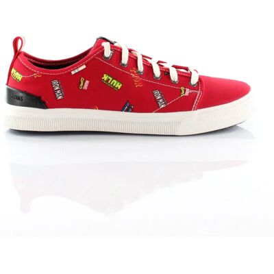 Toms x Marvel Travel Lite Low Rote Damen Turnschuhe Toms x Marvel Travel Lite Low Rote Damen Turnschuhe
