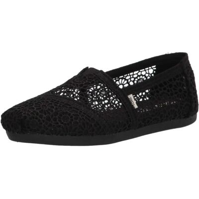 TOMS Shoes Alpargata Crochet (10017938) - black/black TOMS Shoes Alpargata Crochet (10017938) - black/black