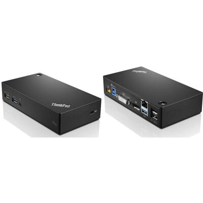 Lenovo Thinkpad USB 3.0 Pro Dock - Dockingstation - USB - Gige - 45 Watt - IT - Unterstützt ThinkPad Modelle Lenovo Thinkpad USB 3.0 Pro Dock - Dockingstation - USB - Gige - 45 Watt - IT - Unterstützt ThinkPad Modelle