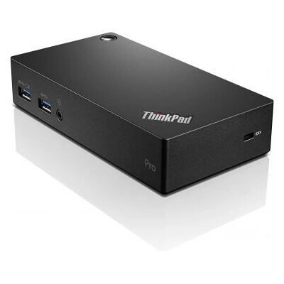 Lenovo ThinkPad USB 3.0 Pro Dock - Sort - Dockingstation Lenovo ThinkPad USB 3.0 Pro Dock - Sort - Dockingstation