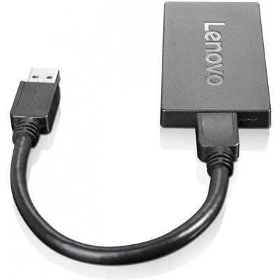 Lenovo ThinkPad USB 3.0 till DisplayPort-adapter - 4K Lenovo ThinkPad USB 3.0 till DisplayPort-adapter - 4K