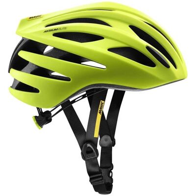 Casco Mavic Aksium Elite Ligero - Amarillo de Seguridad / Negro Casco Mavic Aksium Elite Ligero - Amarillo de Seguridad / Negro