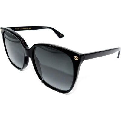 Gucci GG0022S - 001 (noir/gris) - Publicité Gucci GG0022S - 001 (noir/gris) - Publicité