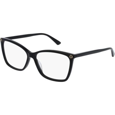 Gucci GG0025O - 001 (glänzend schwarz) Gucci GG0025O - 001 (glänzend schwarz)