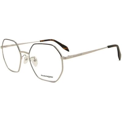 Alexander McQueen AM0338O Silber Metall Brille - Briller Alexander McQueen AM0338O Silber Metall Brille - Briller