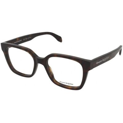 Alexander McQueen AM0358O Havana Brille - Herren - Neu Alexander McQueen AM0358O Havana Brille - Herren - Neu