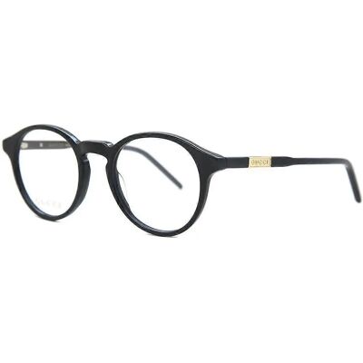 Gucci GG1160O 001 Unisex Kunststoff Vollrand Runde Brille - Brille Gucci GG1160O 001 Unisex Kunststoff Vollrand Runde Brille - Brille