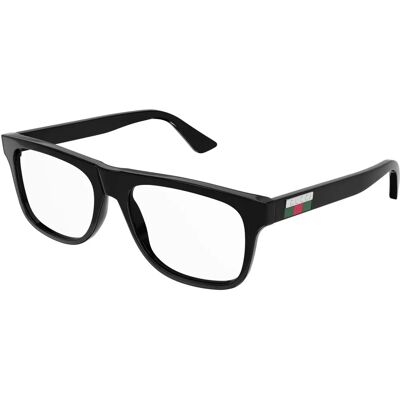 Gucci Schwarze Rechteckige Brille - 001 SCHWARZ - Größe: UNI - Brille Gucci Schwarze Rechteckige Brille - 001 SCHWARZ - Größe: UNI - Brille