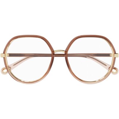 Chloé CH0131O-002 Braune Unisex Brille - Brillenrahmen Chloé CH0131O-002 Braune Unisex Brille - Brillenrahmen