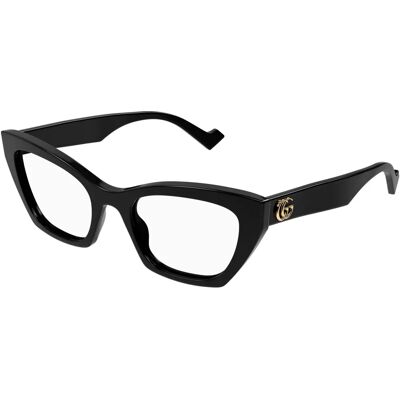Occhiali a Gatto Neri Gucci Gg1334O - 52 MM Occhiali a Gatto Neri Gucci Gg1334O - 52 MM