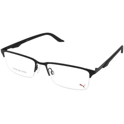 Puma PU0413O-001 56-17 Brille mit Gläsern, Herren, Halbrand, browline Puma PU0413O-001 56-17 Brille mit Gläsern, Herren, Halbrand, browline