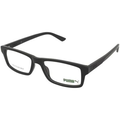 Puma PU0431O 001 Rechteckige Schwarze Brille - Brille Puma PU0431O 001 Rechteckige Schwarze Brille - Brille