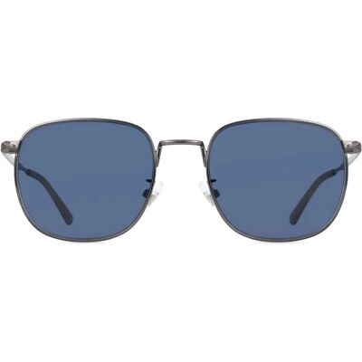 Montblanc Blaue Gunmetal Quadratische Sonnenbrille - Sonnenbrille Montblanc Blaue Gunmetal Quadratische Sonnenbrille - Sonnenbrille