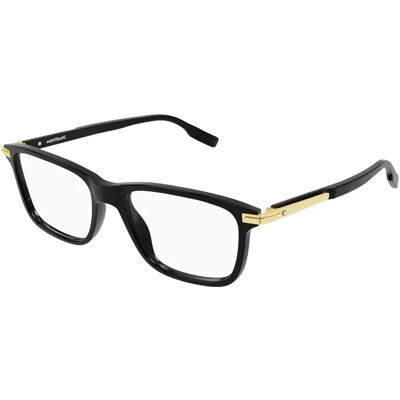 Montblanc MB0277O-005 54mm Rechteckige Schwarze Brille Montblanc MB0277O-005 54mm Rechteckige Schwarze Brille