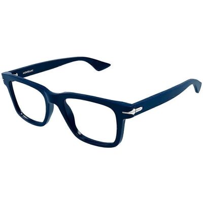 Montblanc MB0266O-007 Blaue Brille - Eyewear Montblanc MB0266O-007 Blaue Brille - Eyewear