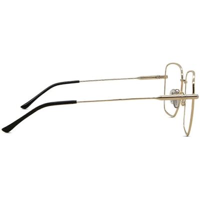 Gucci Goldene Quadratische Brille - GOLD-GOLD-TRANSPAREN - Größe: UNI - männlich Gucci Goldene Quadratische Brille - GOLD-GOLD-TRANSPAREN - Größe: UNI - männlich