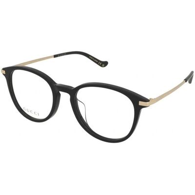 Gucci GG1466OA 001 Unisex Runde Kunststoffbrille - Brille Gucci GG1466OA 001 Unisex Runde Kunststoffbrille - Brille