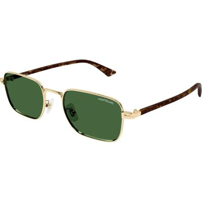 Montblanc Mb0339S 002 Yellow Sunglasses - Sunglasses Montblanc Mb0339S 002 Yellow Sunglasses - Sunglasses