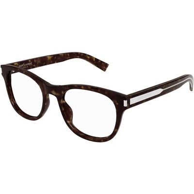 Saint Laurent SL 663 005 Brown Unisex Eyeglasses - Eyeglasses Saint Laurent SL 663 005 Brown Unisex Eyeglasses - Eyeglasses