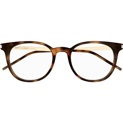 SAINT LAURENT Unisex SL 683/F 002 Havanna Runde Brille - Brille SAINT LAURENT Unisex SL 683/F 002 Havanna Runde Brille - Brille